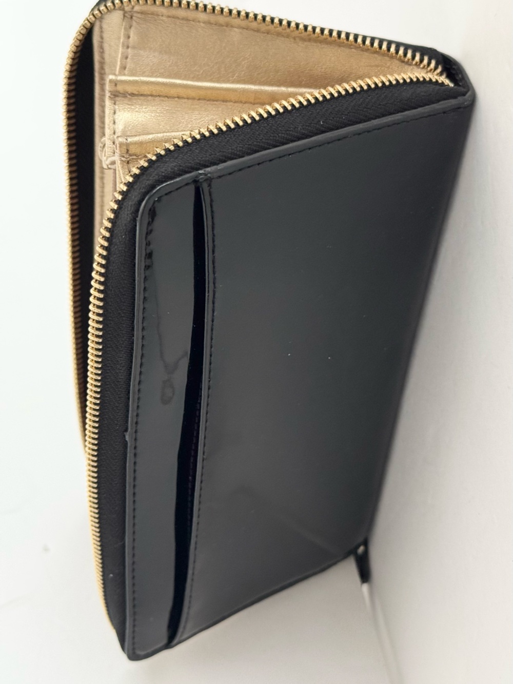 kate spade Chrissy Black Patent Wallet PWRU1184 - Picture 6 of 16